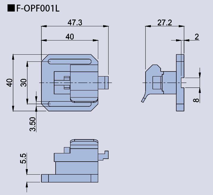 光纤夹具 F-OPF001(图2)