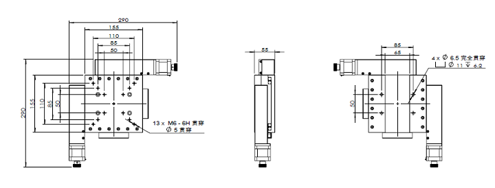 XY轴电动对位台 FXY50-155S(图9)